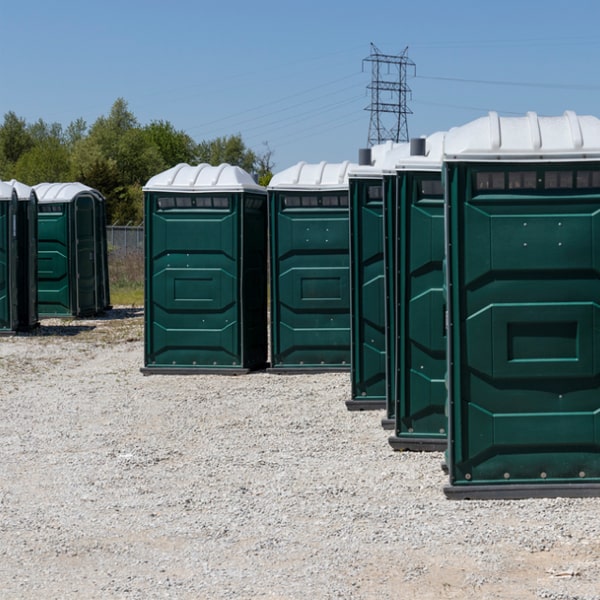 will someone be on-site to set up and take down the event portable restrooms